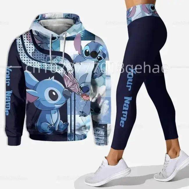 Stitch Fever Matching Hoodie Leggings Set for Stylish Comfort - Estalios