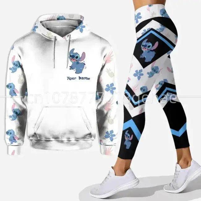 Stitch Fever Matching Hoodie Leggings Set for Stylish Comfort.