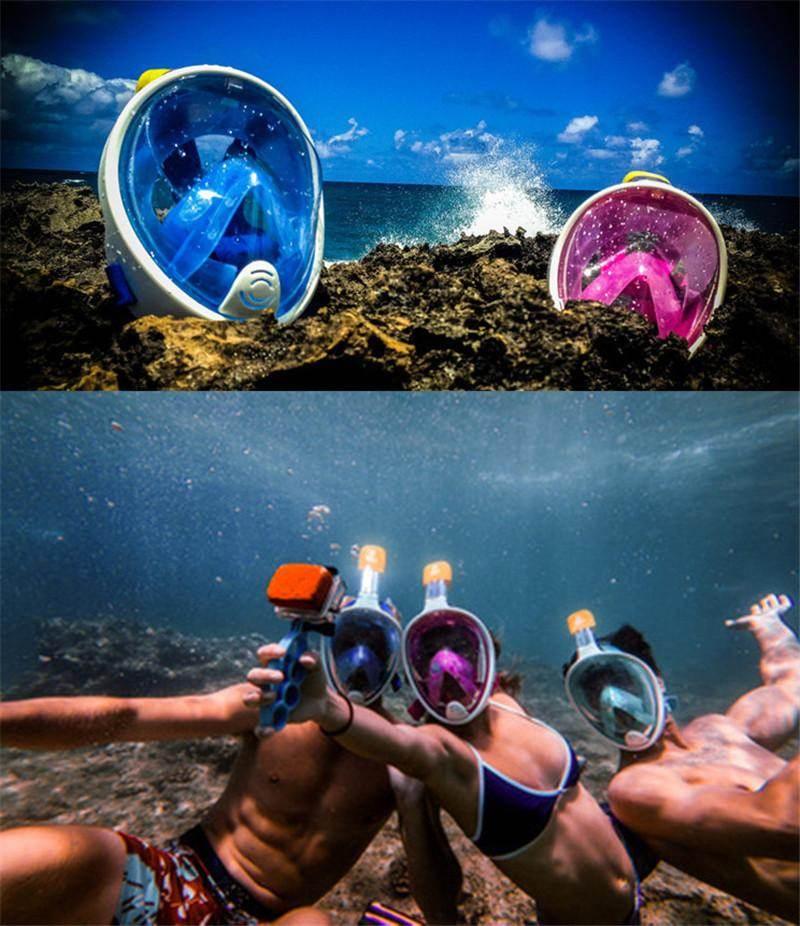 Dive into Underwater Adventure with Snorkel Mask Camera - Estalios