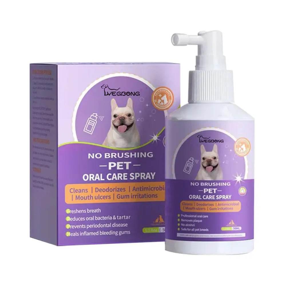 Dog And Cat Tooth Cleaning Spray For Fresh Breath - Estalios