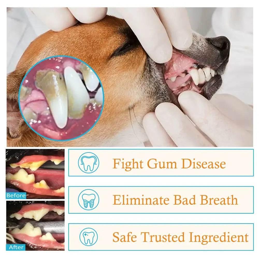 Dog Cat Tooth Cleaning Finger Set for Fresh Breath - Estalios