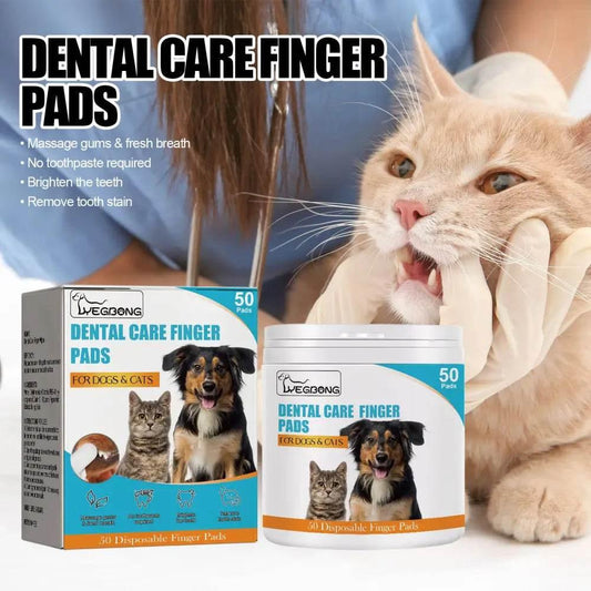 Dog Cat Tooth Cleaning Finger Set for Fresh Breath - Estalios