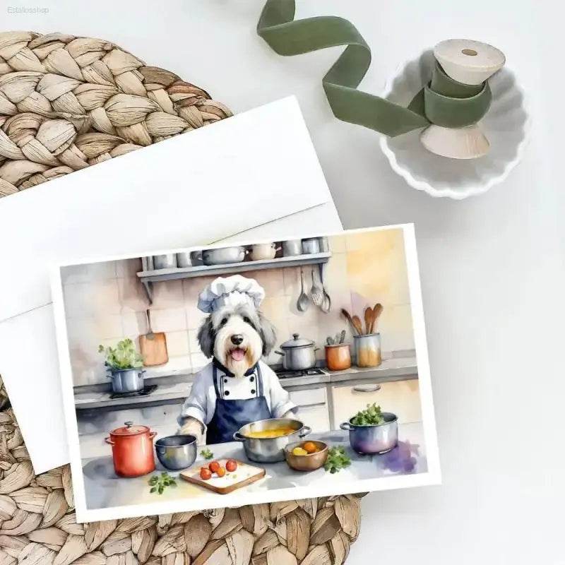 Dog Chef Greeting Cards: Pawsome Watercolor Delights! Get Ready to Unleash Some Serious Cuteness with our Dog Chef Greeting Cards! these Adorable Watercolor Cards - Estalios
