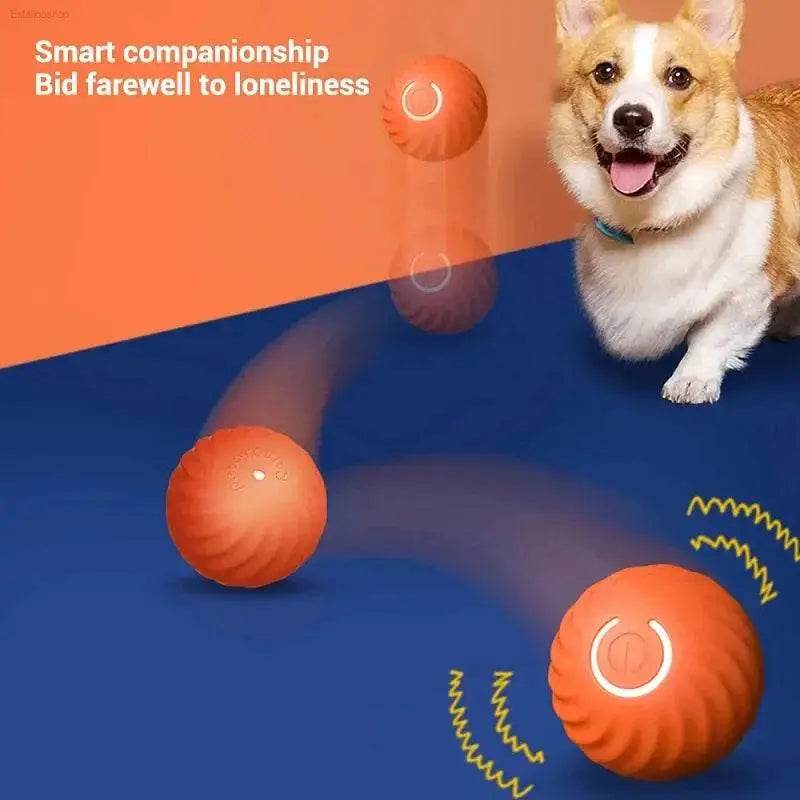 Dog Toy Ball Automatic Moving Interactive USB Chew Toy - Estalios