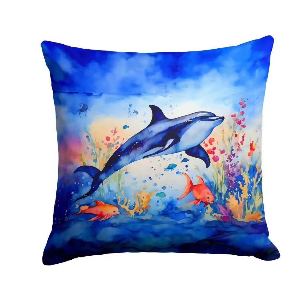 Dive Into Dolphin Dreams: Wicker Patio Paradise! Unleash ultimate relaxation with our Wicker Patio Furniture Set, complete with charming Dolphin-themed pillows - Estalios