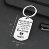 Don't Cry For Me I'm OK - Personalized Keychain Gift - Estalios