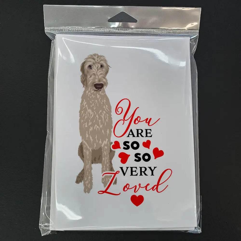 Doodle Fawn #4 So Loved Greeting Cards Pack of 8 Blank Cards - Estalios