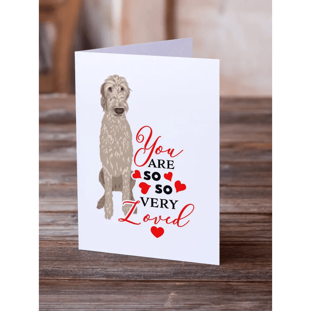 Doodle Fawn #4 So Loved Greeting Cards Pack of 8 Blank Cards - Estalios