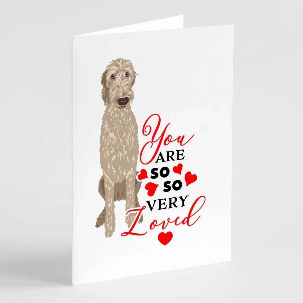 Doodle Fawn #4 So Loved Greeting Cards Pack of 8 Blank Cards - Estalios