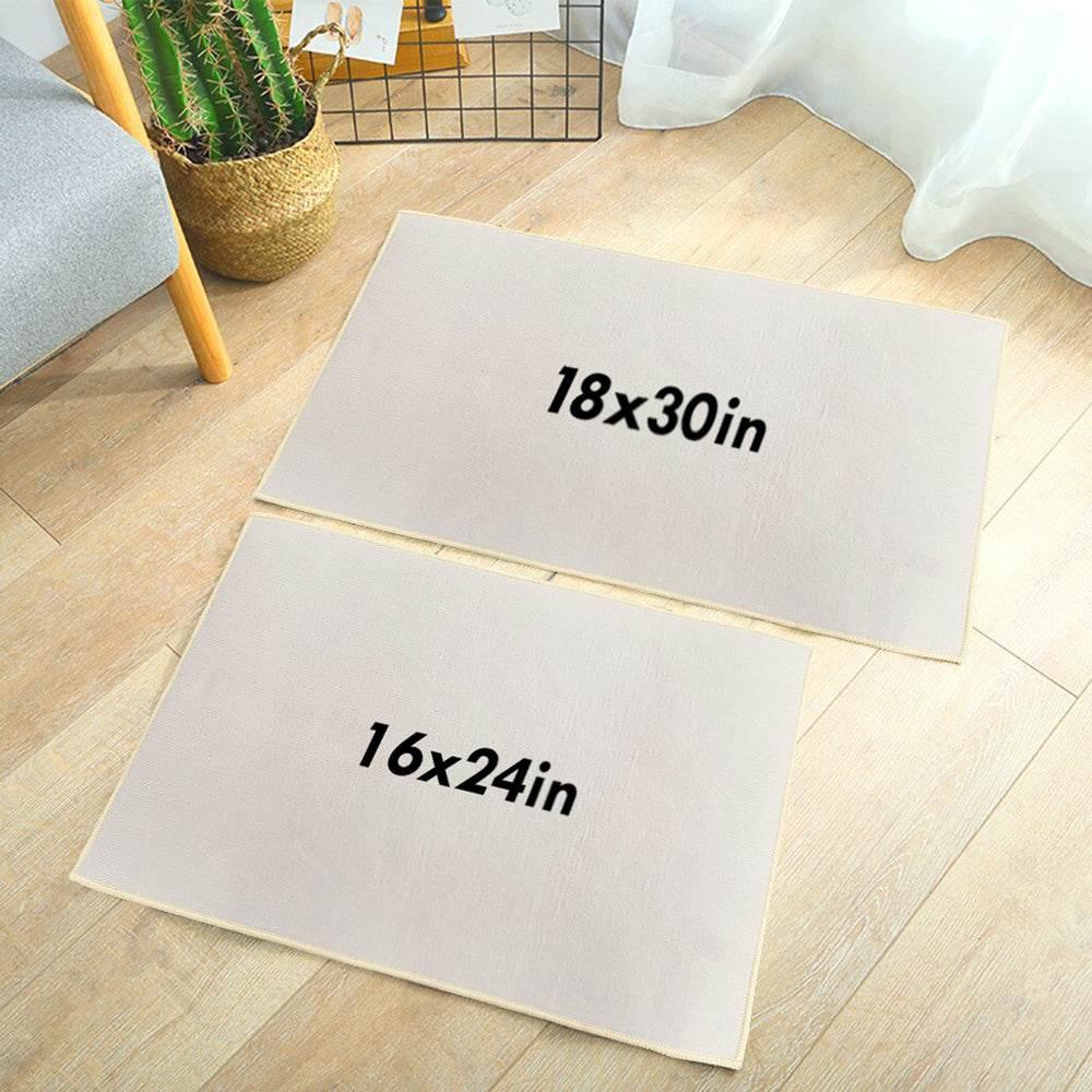 Personalized Doormat - Family Couple A Lovely Lady And A Grumpy Old Man Live Here - Estalios