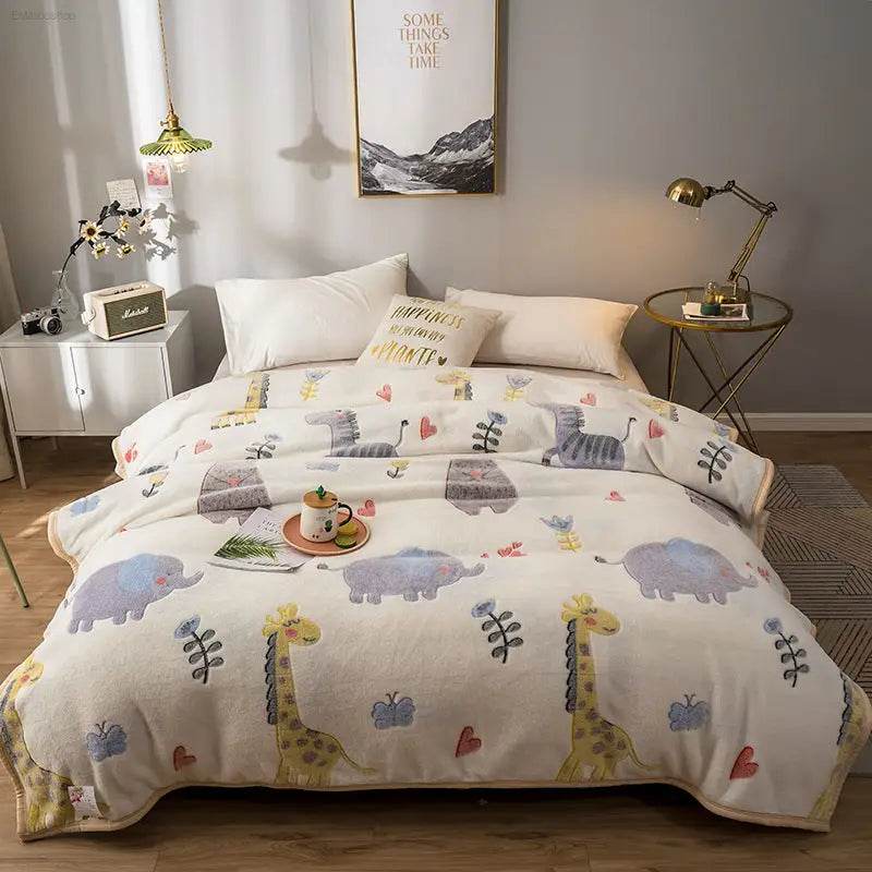 Double Bed Single Air Conditioning Nap Blanket - Estalios