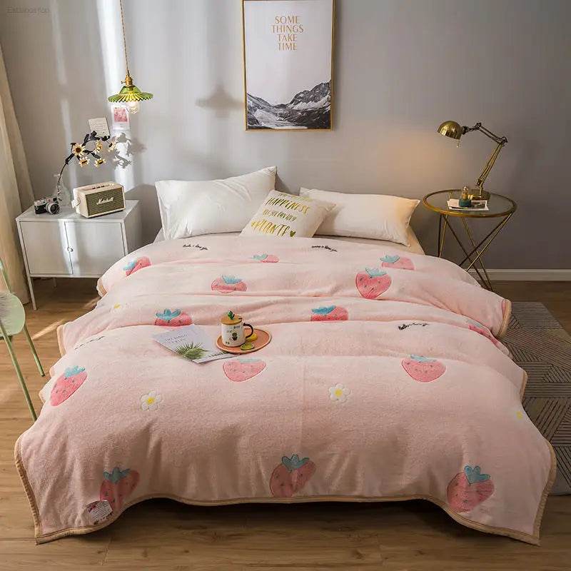 Double Bed Single Air Conditioning Nap Blanket - Estalios
