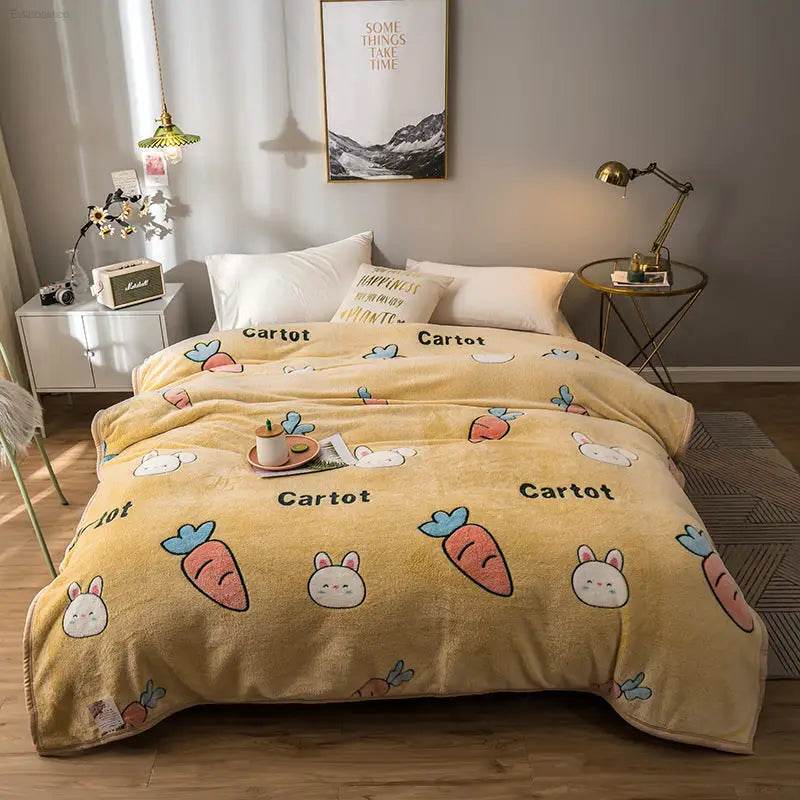 Double Bed Single Air Conditioning Nap Blanket - Estalios