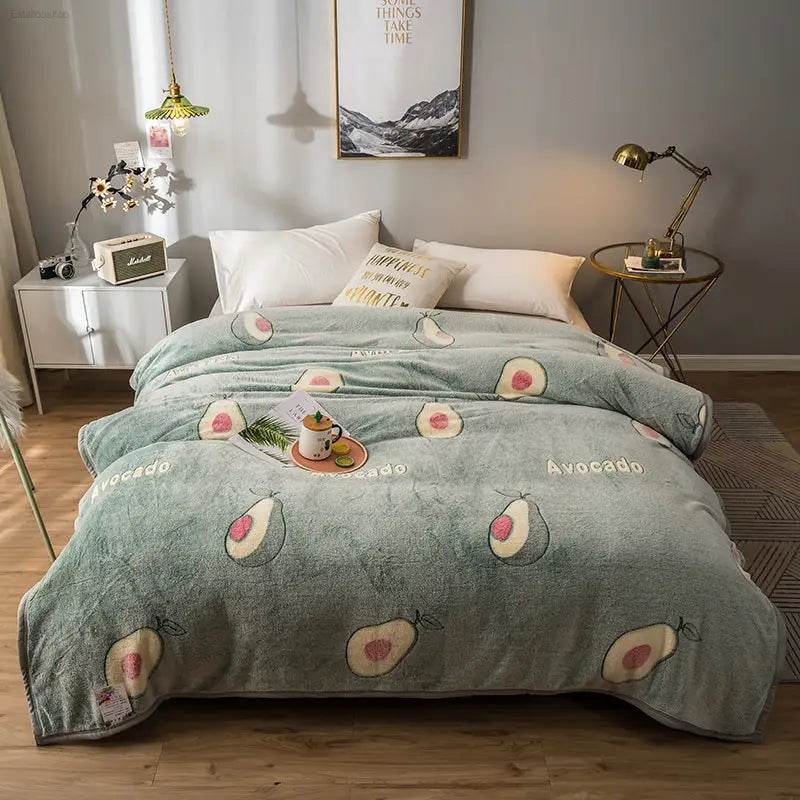 Double Bed Single Air Conditioning Nap Blanket - Estalios