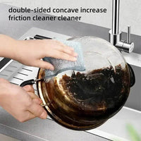 Double-Sided Metal Steel Wire Rags - Premium Dishcloths for Effortless Cleaning in Home and Kitchen - Estalios
