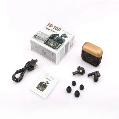 Wireless earbuds with charging box and accessories, TWS Wireless Bluetooth, Variant Total