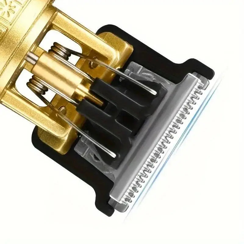 Close-up of Dragon-Engraved T9 Clipper Professional for Men hair clipper head