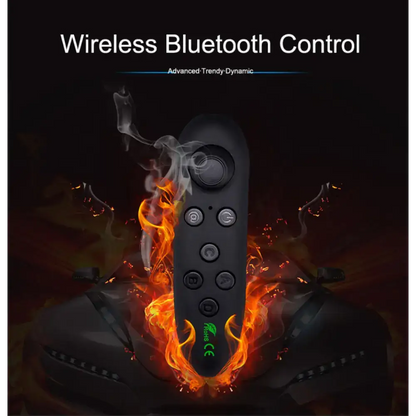 Black wireless Bluetooth controller for Dragon Flash VR Whale Immersion in flash VR gaming