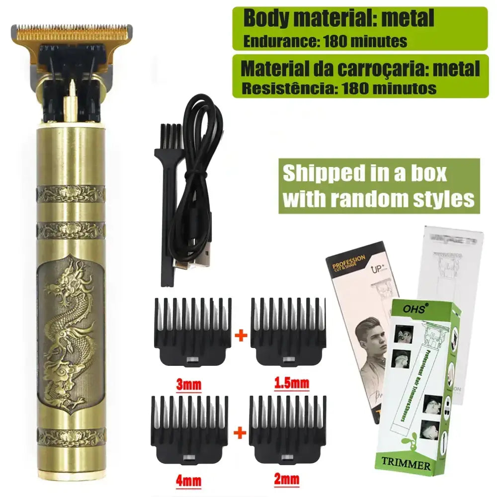 Dragon Gold Hair Trimmer Clippers