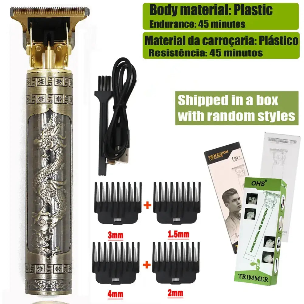 Dragon Gold Hair Trimmer Clippers