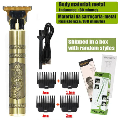 Dragon Gold Hair Trimmer Clippers