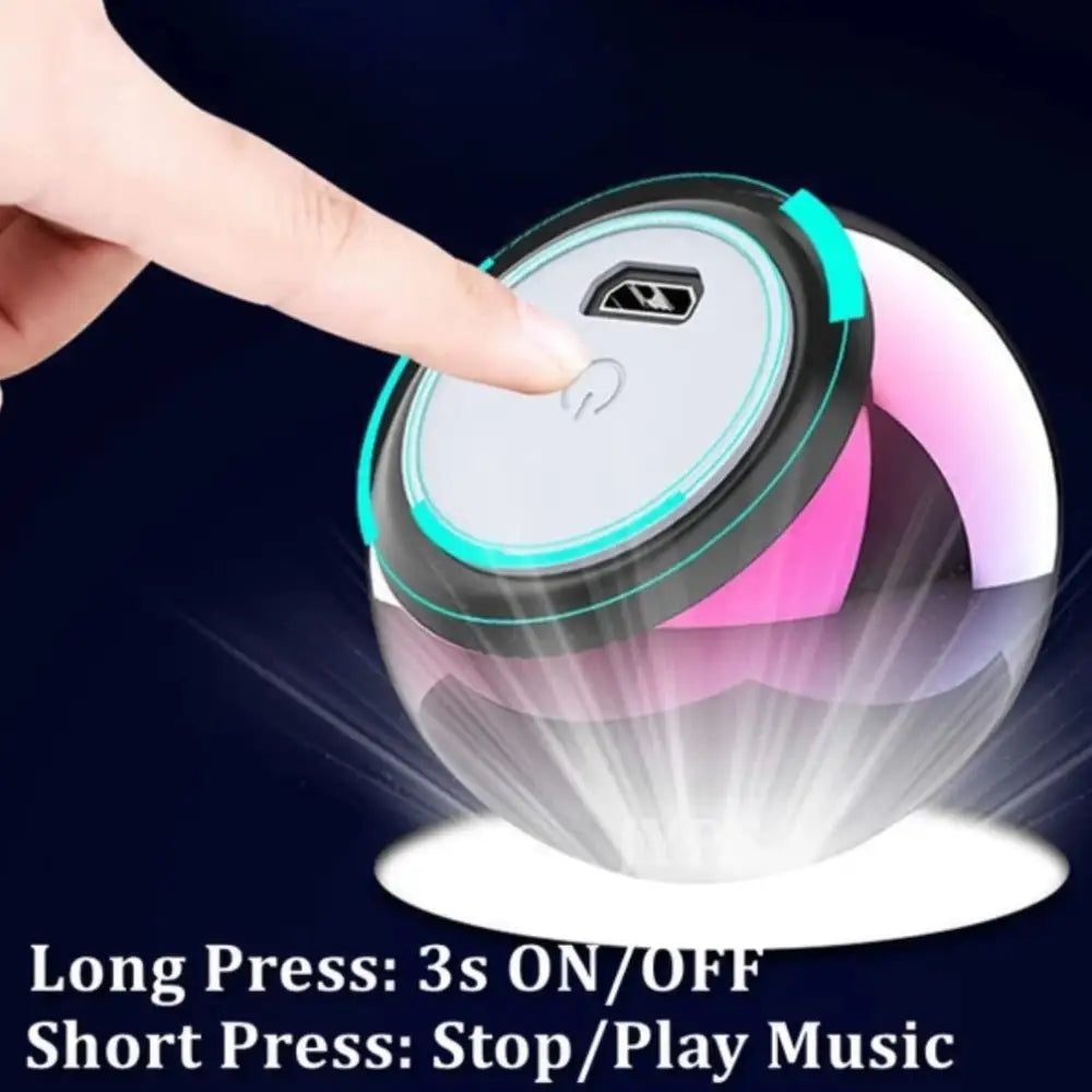 Spherical Dragon Mini True Wireless Bluetooth Orb speaker with touch controls