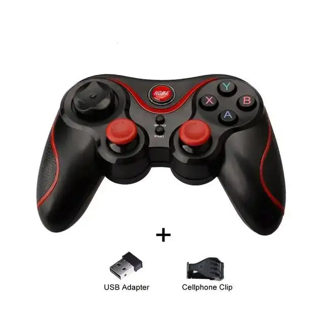 Black Dragon TX3 Wireless Bluetooth gamepad with red accents for mobile gaming