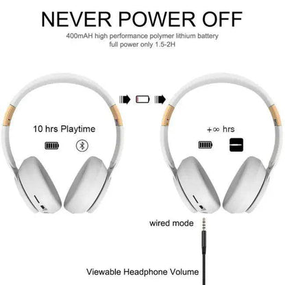 Sleek Black & Gold Over-Ear Wireless Headphones for Ultimate Sound - Estalios