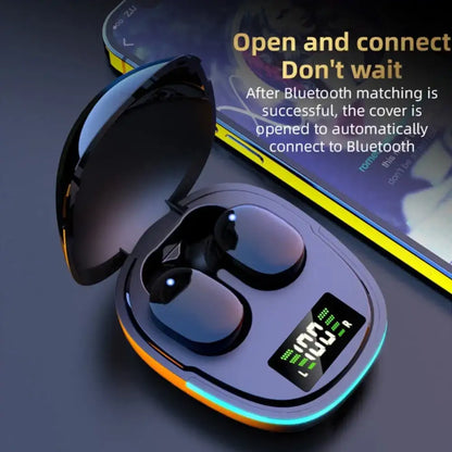 Dragon Wireless Bluetooth Sports Headset with wireless earbuds in charging case