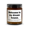 Dream House Candle in Brown Jar - Relaxing Eucalyptus Lavender - Estalios