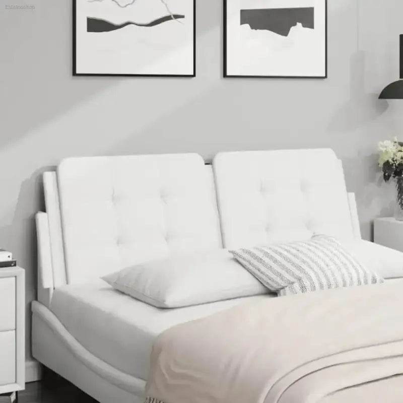 Dreamy White Headboard Cushion Oasis! - Estalios