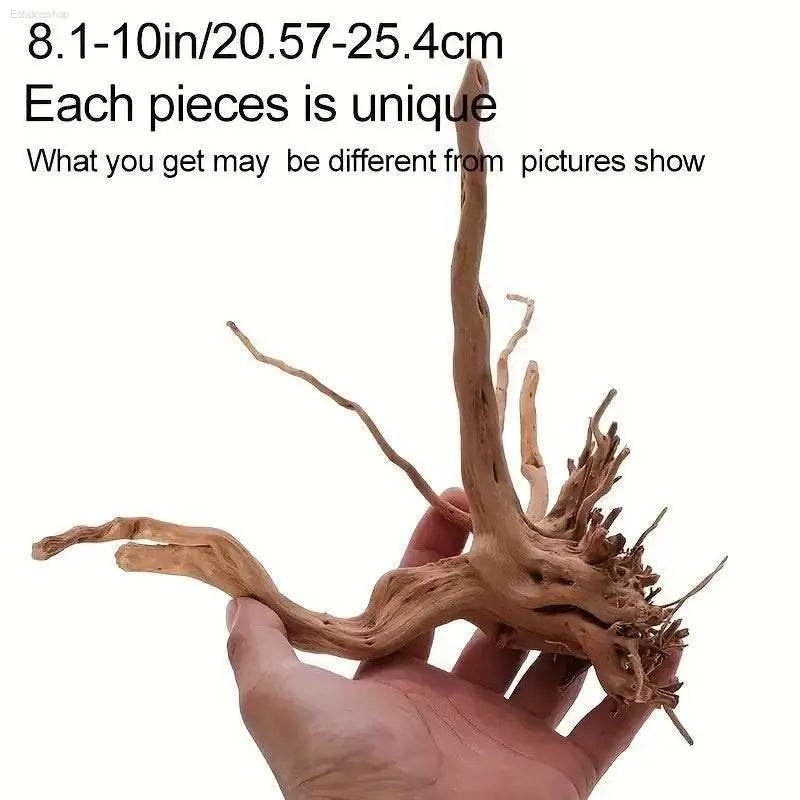 Driftwood Cuckoo Roots Cylinder Aquarium Ornament 7-25CM - Estalios