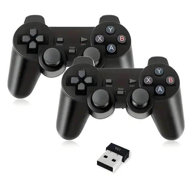 Ultimate Dual Controller Setup with 4GHz Wireless Gamepads - Estalios