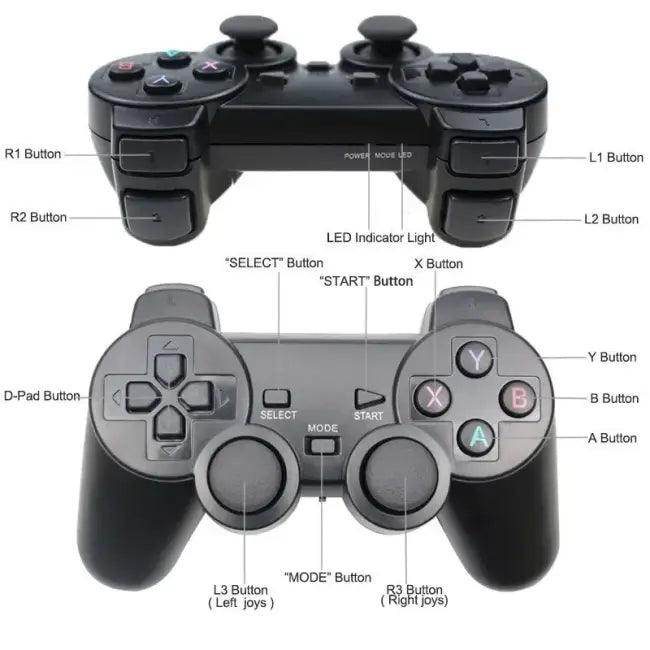 Ultimate Dual Controller Setup with 4GHz Wireless Gamepads - Estalios