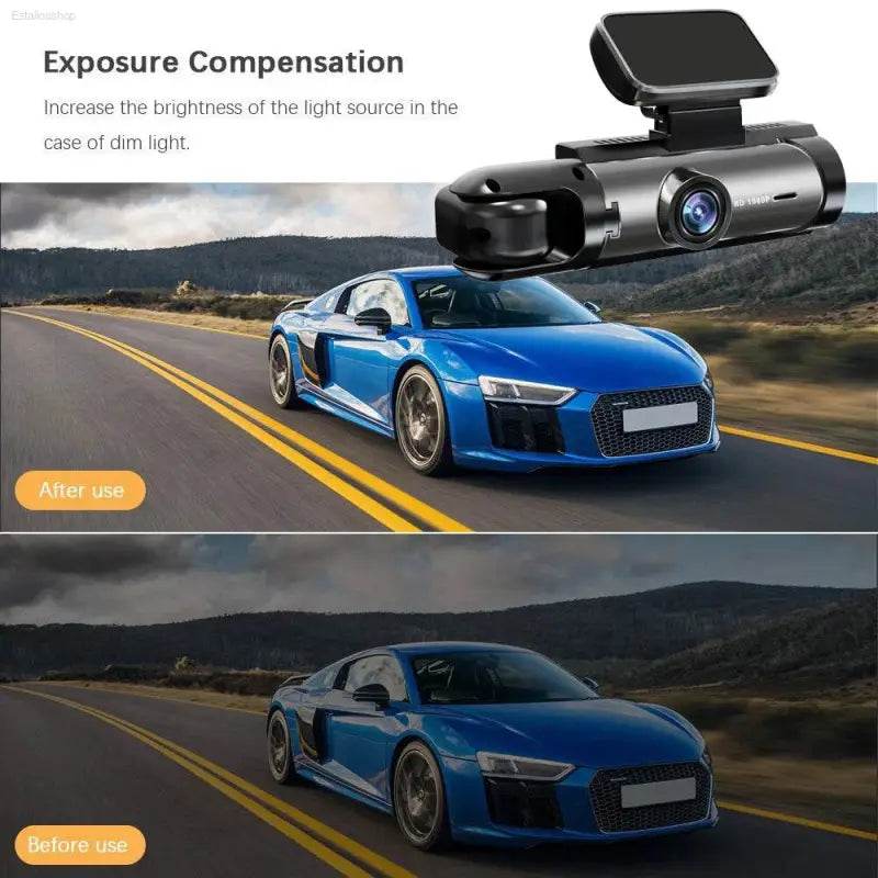 Dual Lens Car DVR FHD 1920*1080P Dash Camera Drive Recorder - Estalios