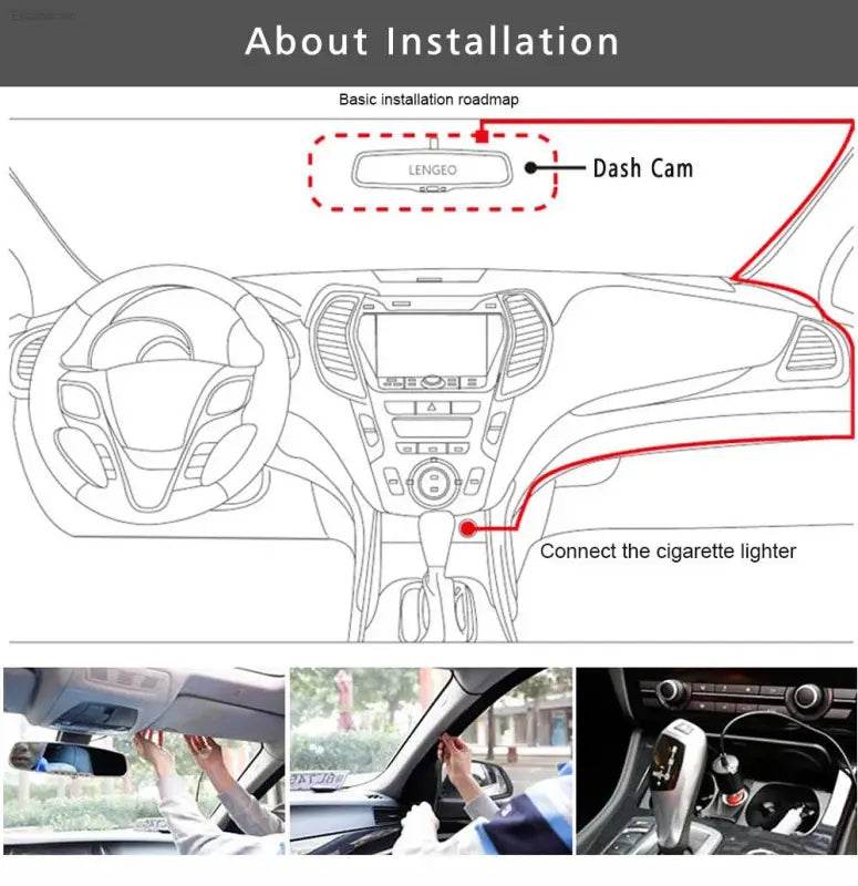 Dual Lens Car DVR FHD 1920*1080P Dash Camera Drive Recorder - Estalios
