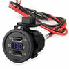 Dual USB Car Charger with Voltage Display for Fast Charging - Estalios