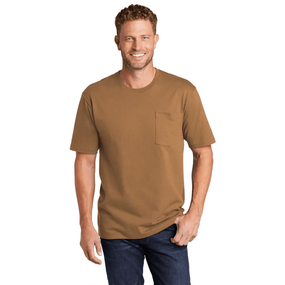 Durable CornerStone Workwear Pocket Tee CS430 for Tough Jobs - Estalios