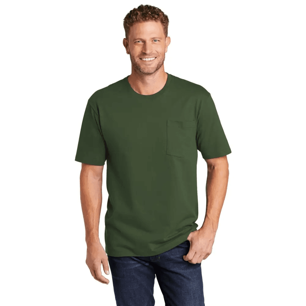 Durable CornerStone Workwear Pocket Tee CS430 for Tough Jobs - Estalios