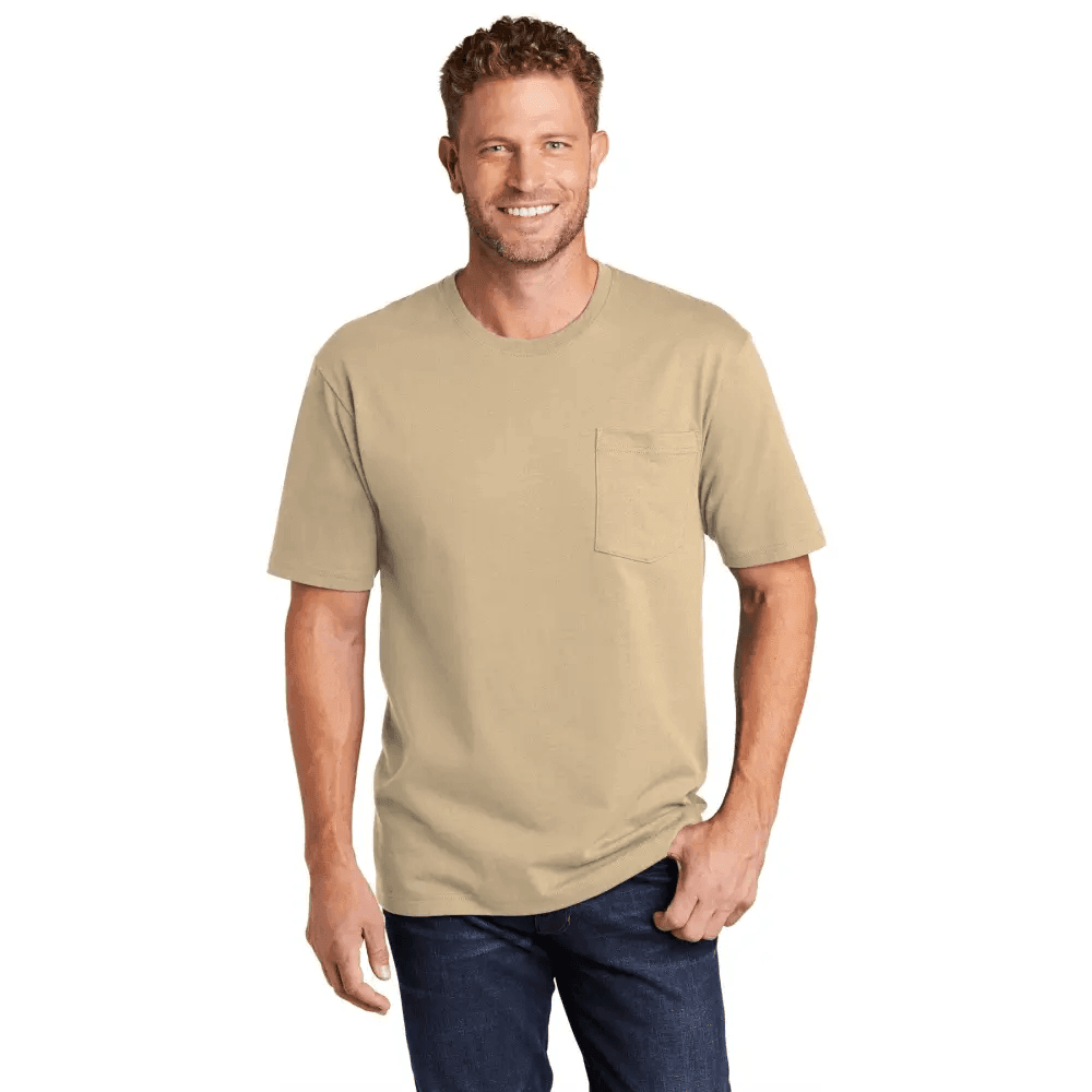 Durable CornerStone Workwear Pocket Tee CS430 for Tough Jobs - Estalios