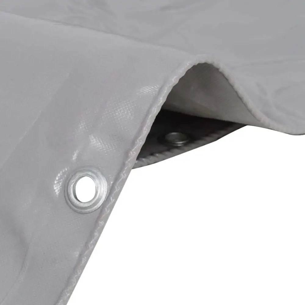 Durable vidaXL Tarpaulin 2.1 oz/ft 13.1'x23' Gray Cover - Estalios