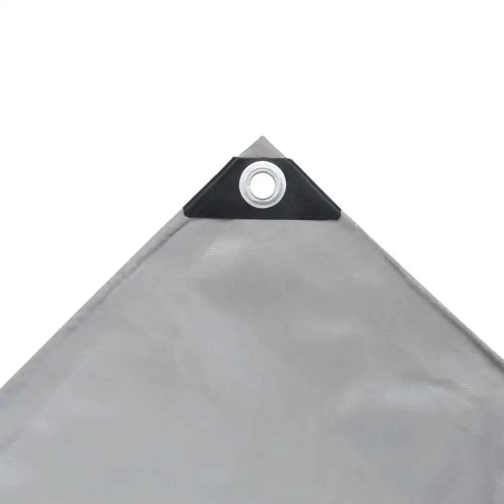 Durable vidaXL Tarpaulin 2.1 oz/ft 13.1'x23' Gray Cover - Estalios