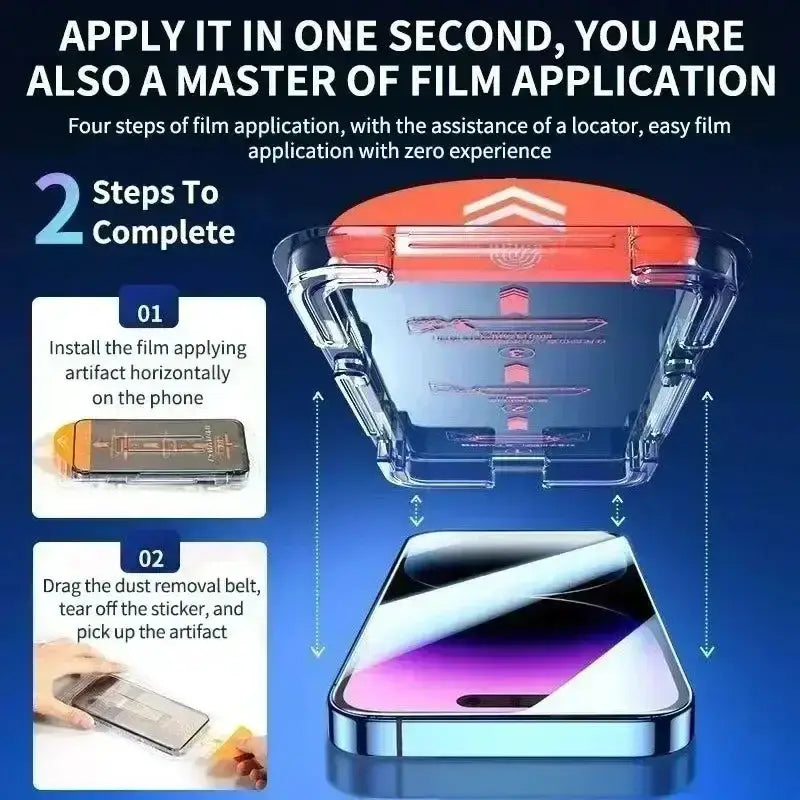 Dust Free Easy Installation Screen Protector Kit for a flawless oleophobic coating