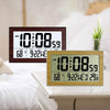 Dynamic Wood Digital Clock with Smart Climate Sensing - Estalios