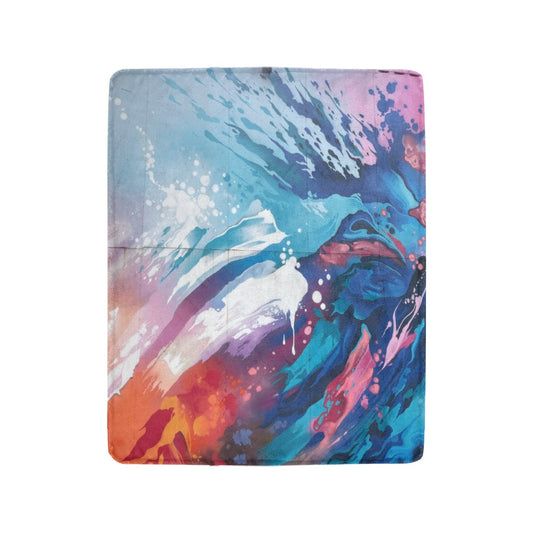 Ultra-Soft Micro Fleece Blanket 40" x 50" Made In USA