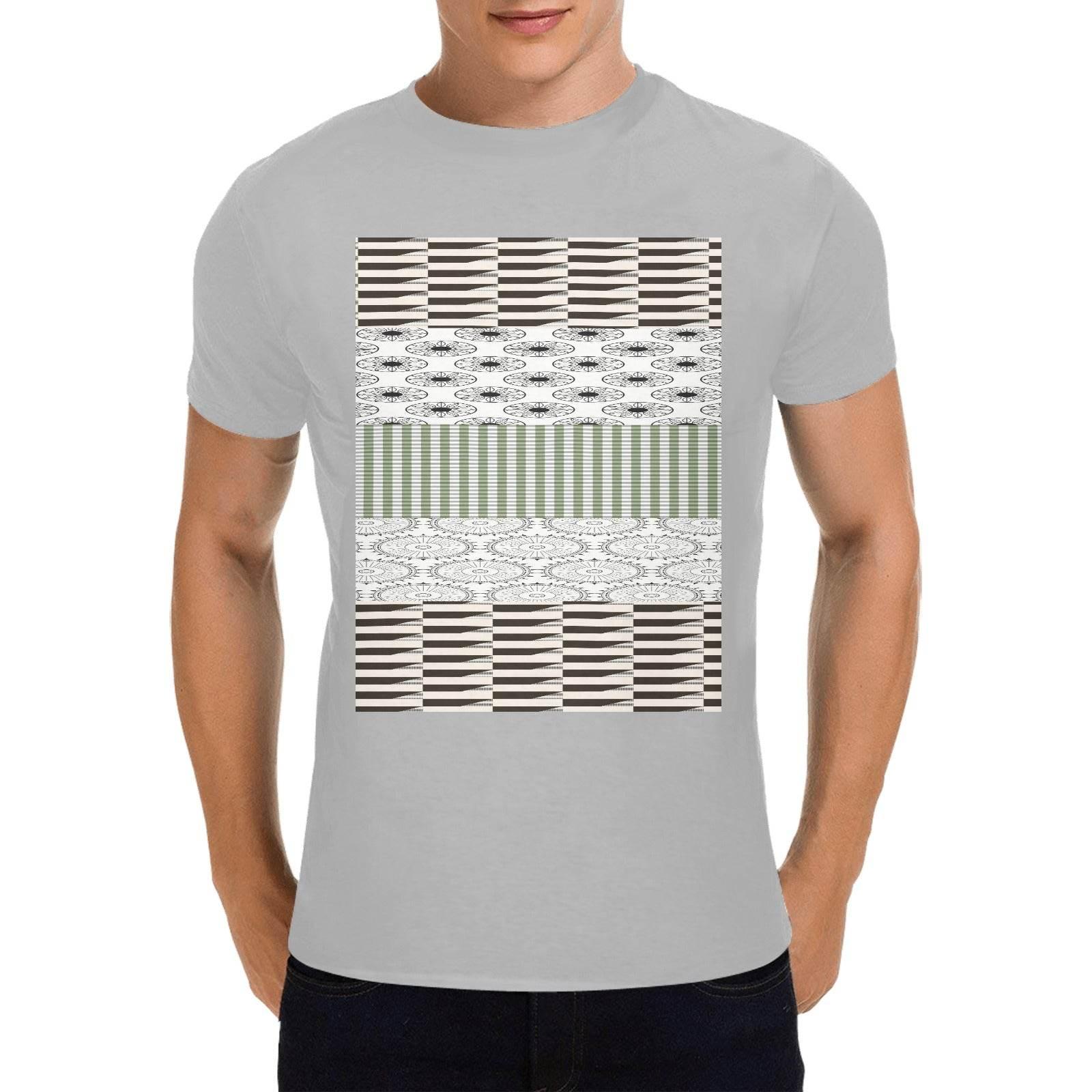 Men Heavy Cotton T-Shirt Front Print Made in USA - Estalios
