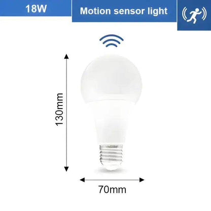E27 12W Motion Sensor Light Bulbs for Smart Lighting - Estalios