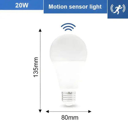 E27 12W Motion Sensor Light Bulbs for Smart Lighting - Estalios