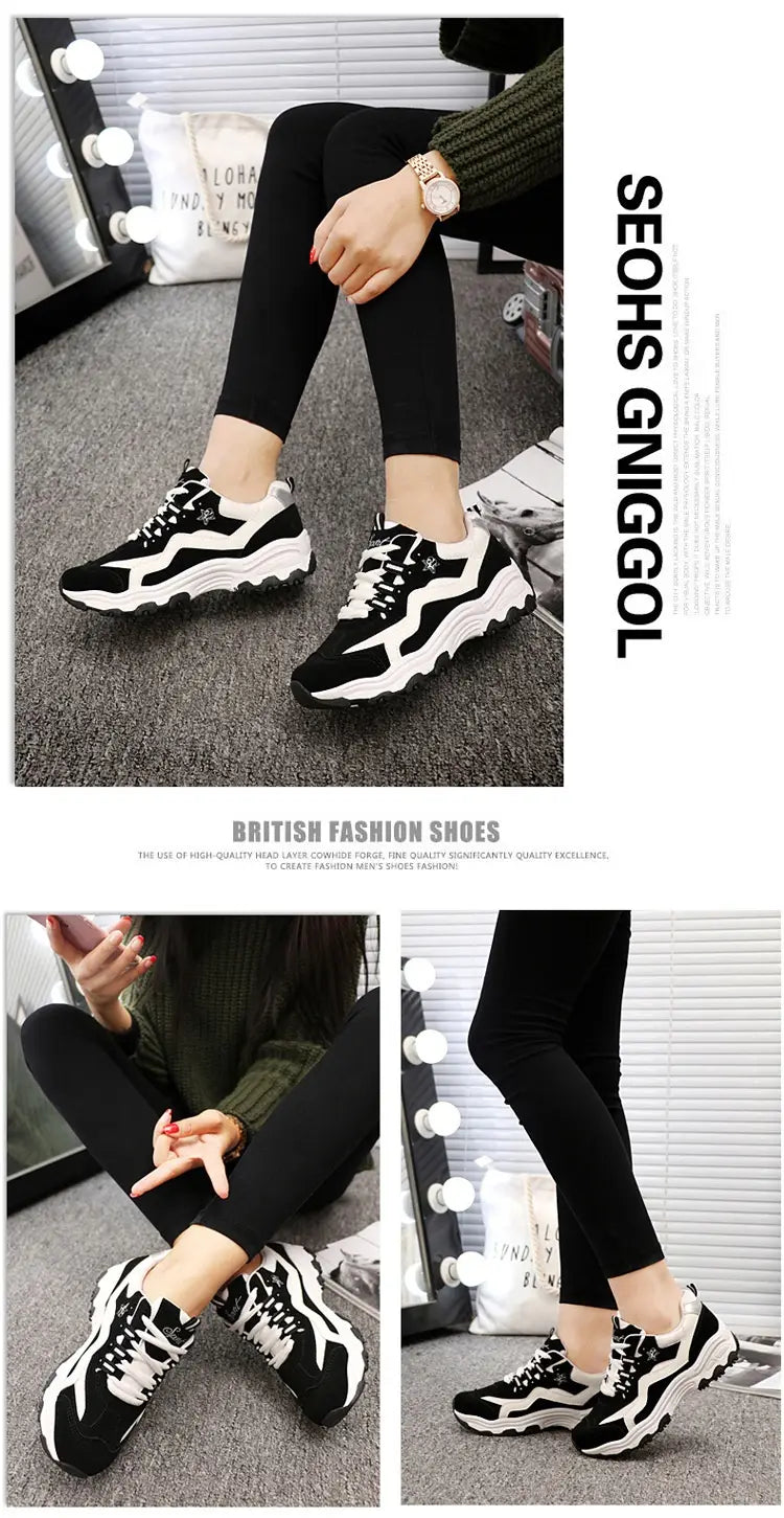 Spring New Low-top Platform Casual Sneaker Women