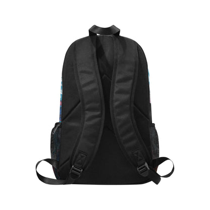 Durable Fabric Backpack with Side Mesh Pockets (1659) - Estalios